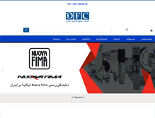 Tablet Screenshot of dfc-co.com